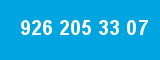 926 205 33 07